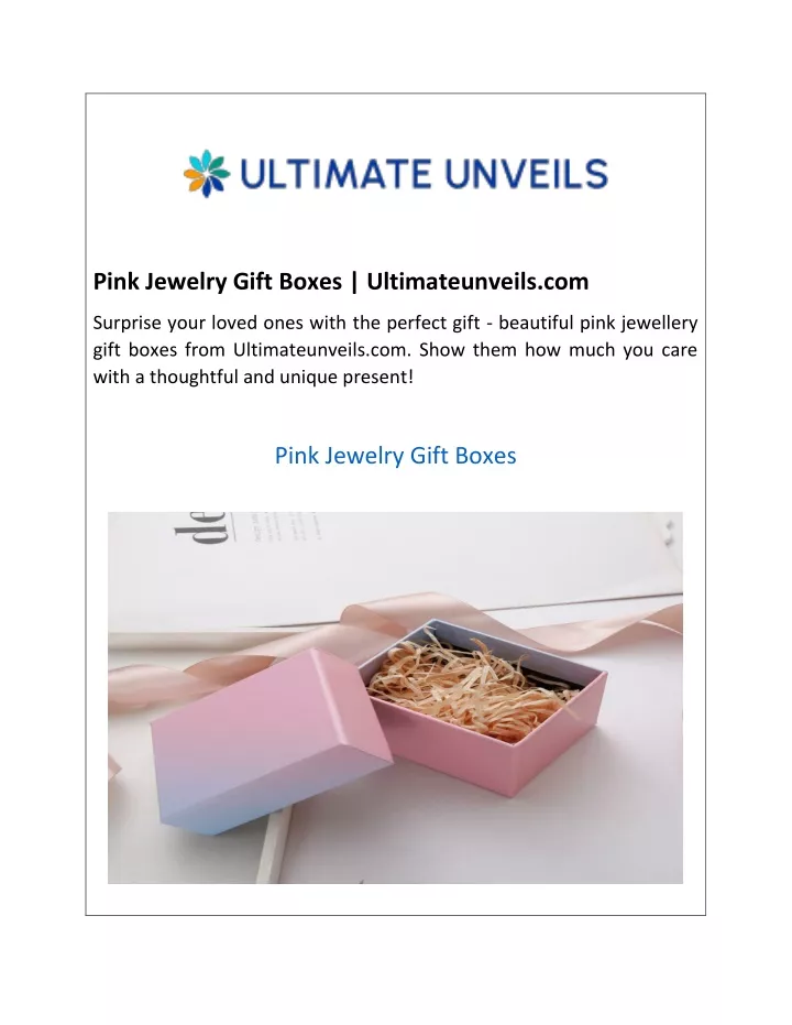 pink jewelry gift boxes ultimateunveils com