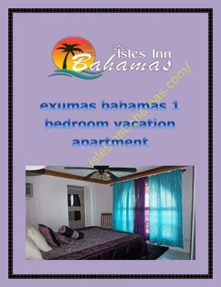 exumas bahamas 1 bedroom vacation apartment