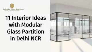 11 Interior Ideas with Modular Glass Partition in Delhi NCR (1)