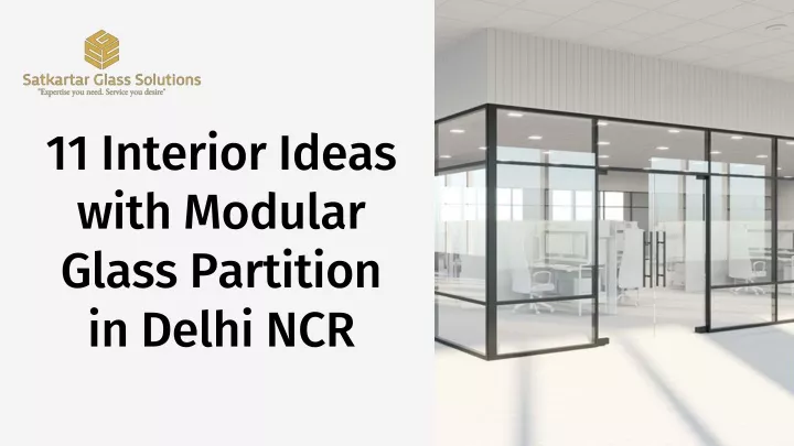 11 interior ideas with modular glass partition
