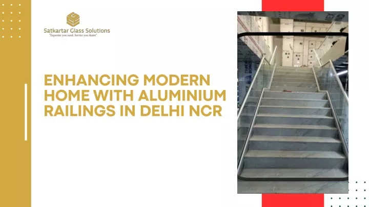 enhancing modern home with aluminium railings