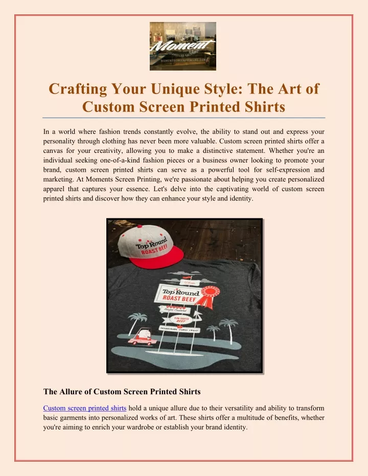 crafting your unique style the art of custom