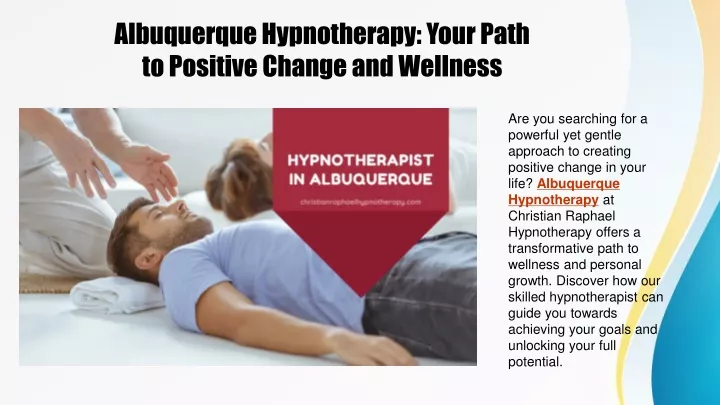 albuquerque hypnotherapy your path to positive
