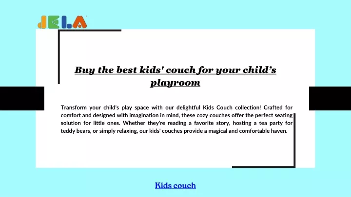 buy the best kids couch for your child s playroom