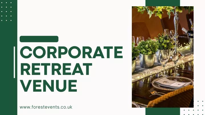 corporate retreat venue