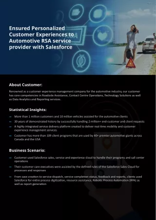 ensured personalized customer experiences