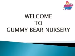 Top Nursery in Sports City | Gummy Bear Nursery