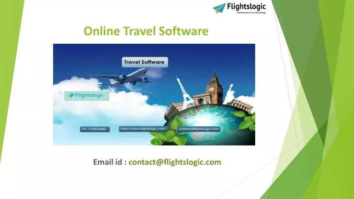 online travel software