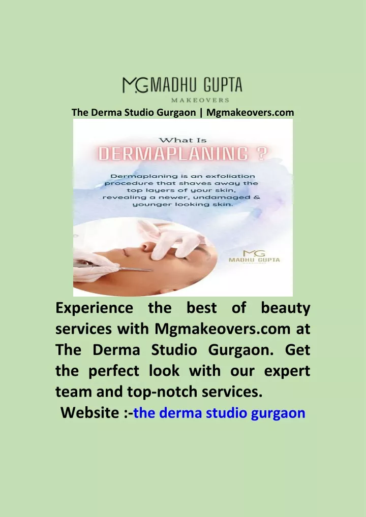 the derma studio gurgaon mgmakeovers com