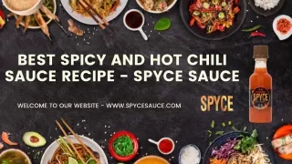 Best Spicy and Hot Chili Sauce Recipe
