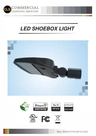 LED SHOEBOX LIGHT | Commercial Lighting Services