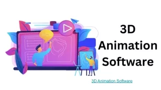 Free 3D Animation Software