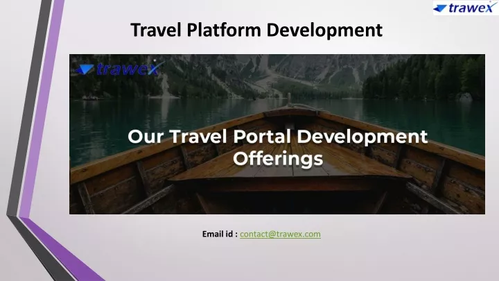 travel platform development