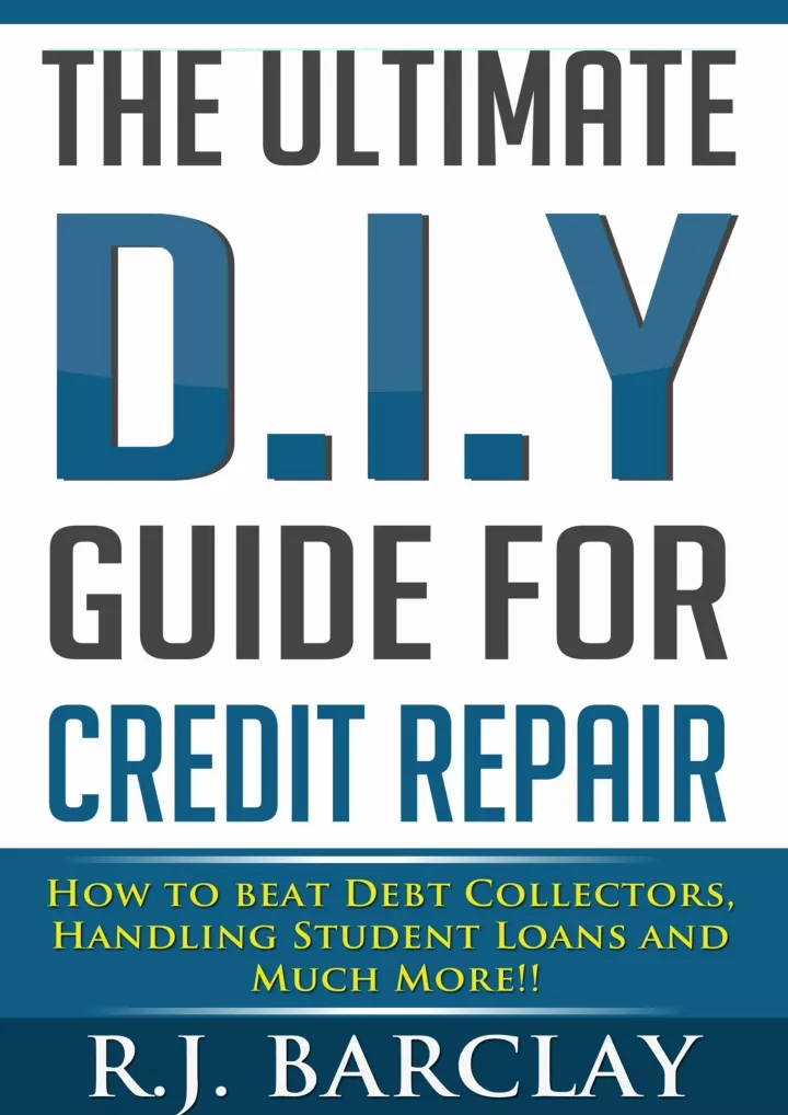 pdf the ultimate d i y guide for credit repair