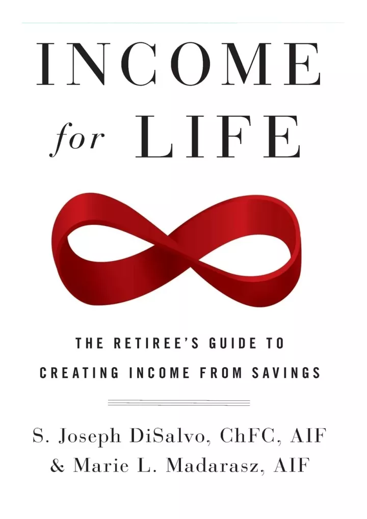 read pdf income for life the retiree s guide