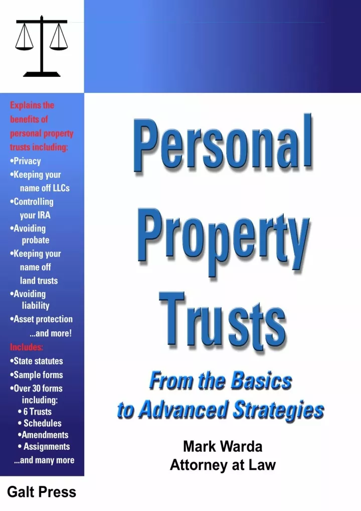 download pdf personal property trusts download