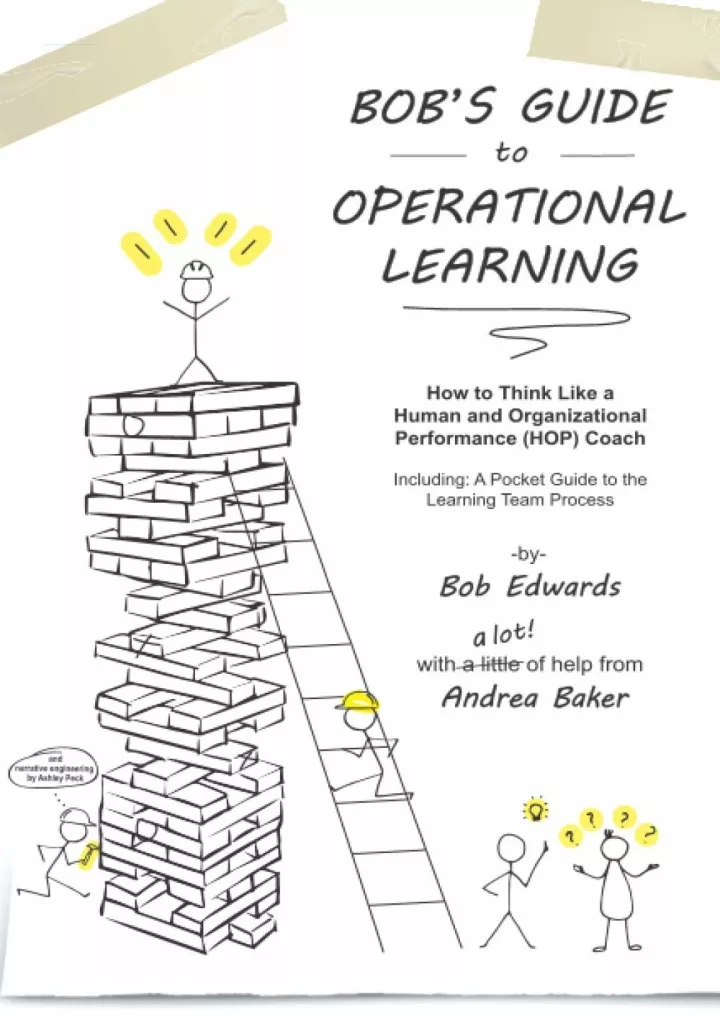 bob s guide to operational learning how to think