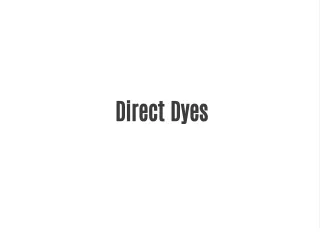 direct dyes