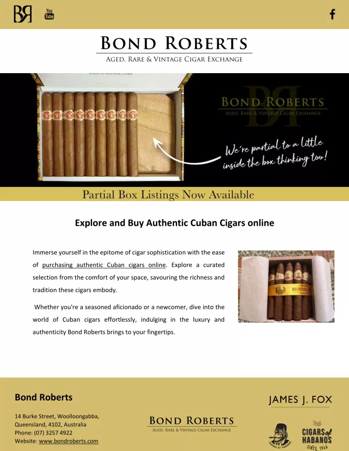 explore and buy authentic cuban cigars online