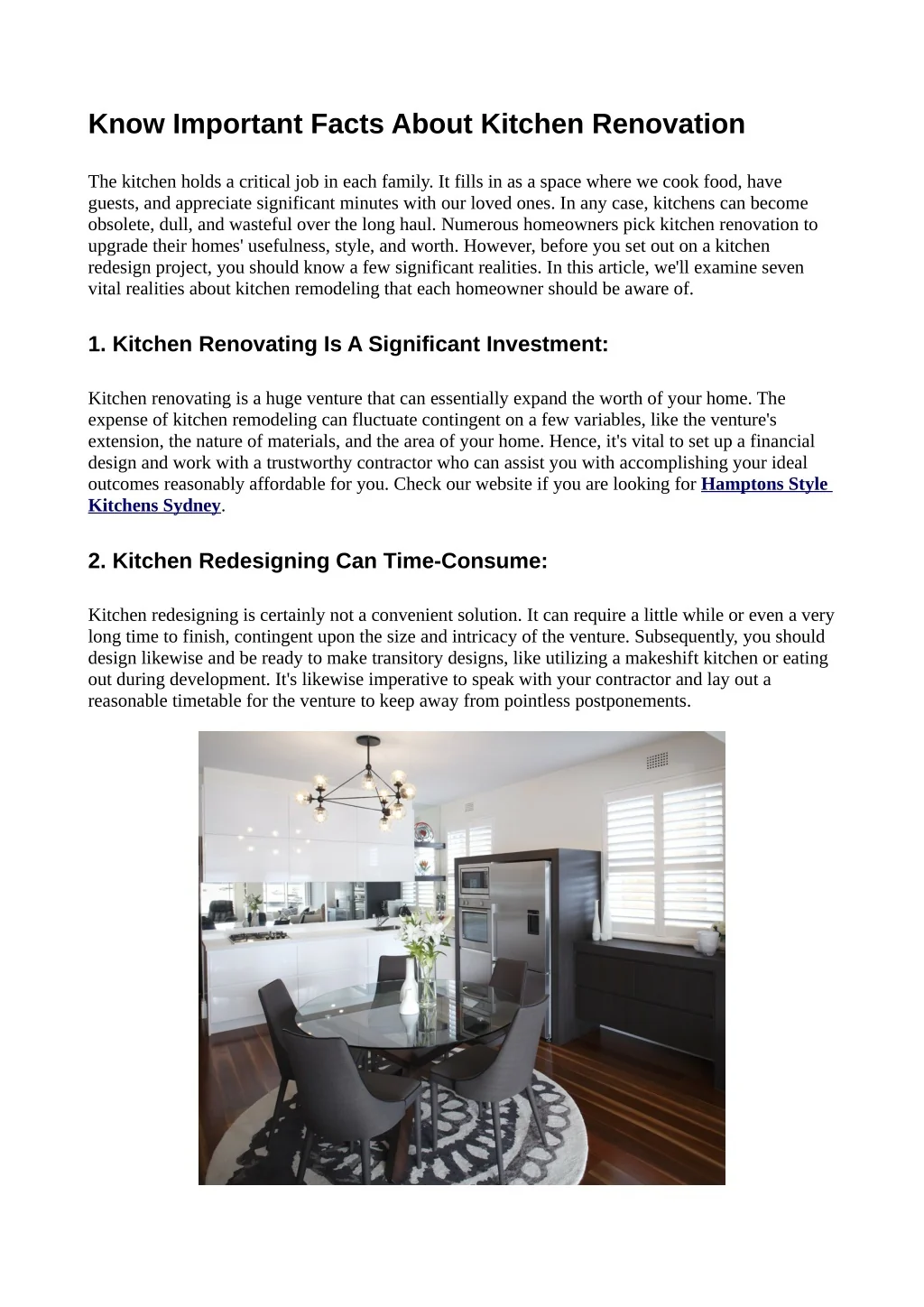 PPT - Know Important Facts About Kitchen Renovation PowerPoint ...