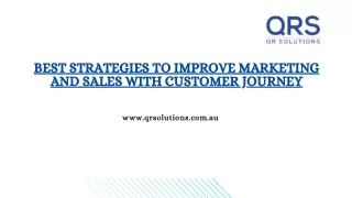 best strategies to improve marketing and sales