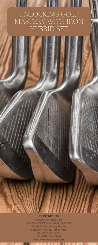 Unlocking Golf Mastery with Iron Hybrid Set