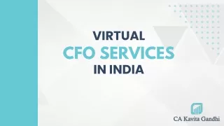 Hire Best Virtual CFO To Grow Your Business - CA Kavita Gandhi