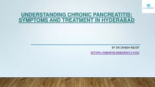 Understanding Chronic Pancreatitis