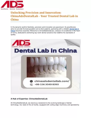 Your-Trusted-Dental-Lab-in-China