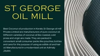 St George oil mill