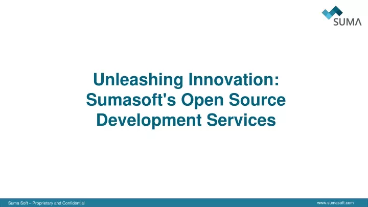 unleashing innovation sumasoft s open source