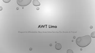 Elegant & Affordable: Bay Area Limo Service for Events & Travel