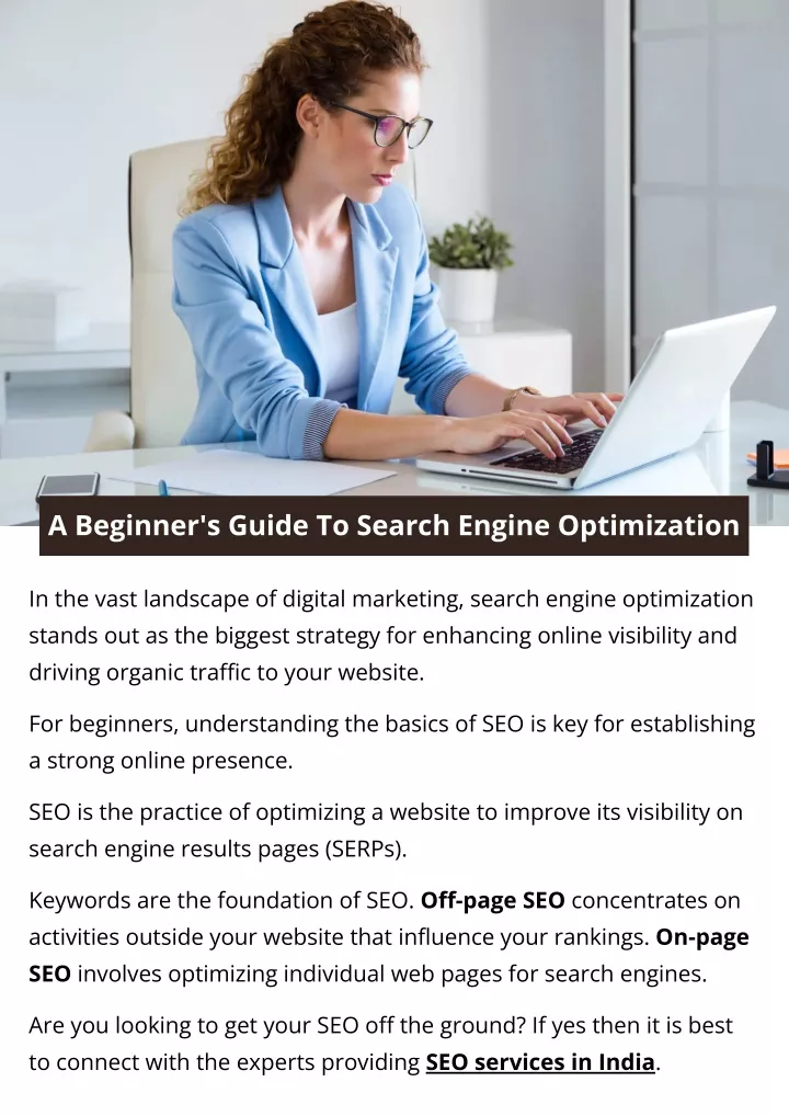 a beginner s guide to search engine optimization