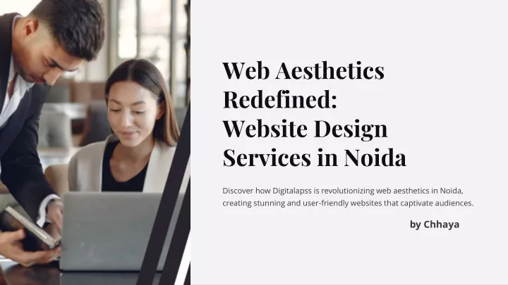 web aesthetics redefined website design services