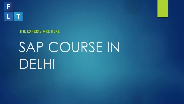 sap course in delhi