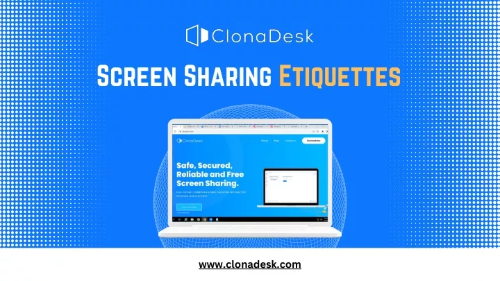 screen sharing etiquettes