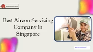 Best Aircon Servicing Company in Singapore