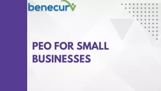 What Are the Benefits of Using a PEO for Small Businesses