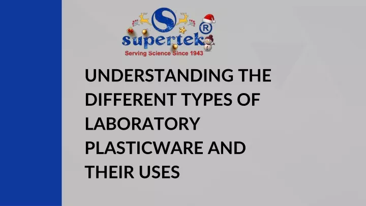 understanding the different types of laboratory