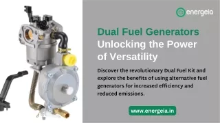 Dual Fuel Generators: Unlocking the Power of Versatility