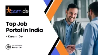 Kaam TV - The Best Job Portal India -  Visit Now