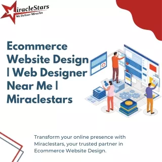 Ecommerce Website Design | Web Designer Near Me | Miraclestars