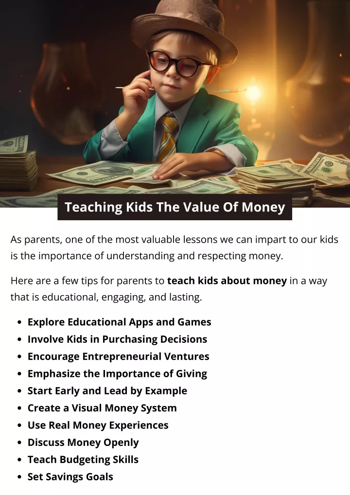 teaching kids the value of money