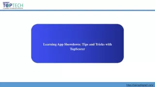 learning app showdown tips and tricks with