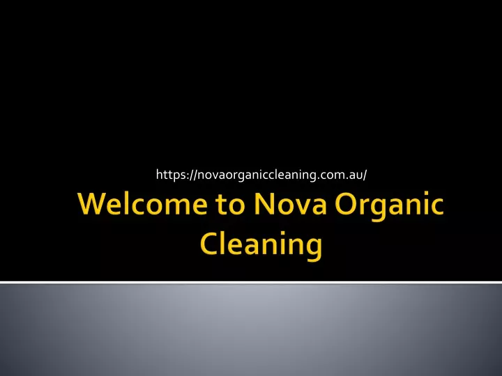 https novaorganiccleaning com au