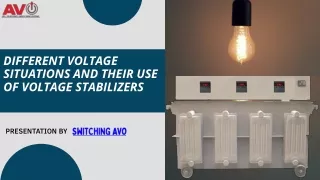 Different Voltage Situations And Their Use Of Voltage Stabilizers