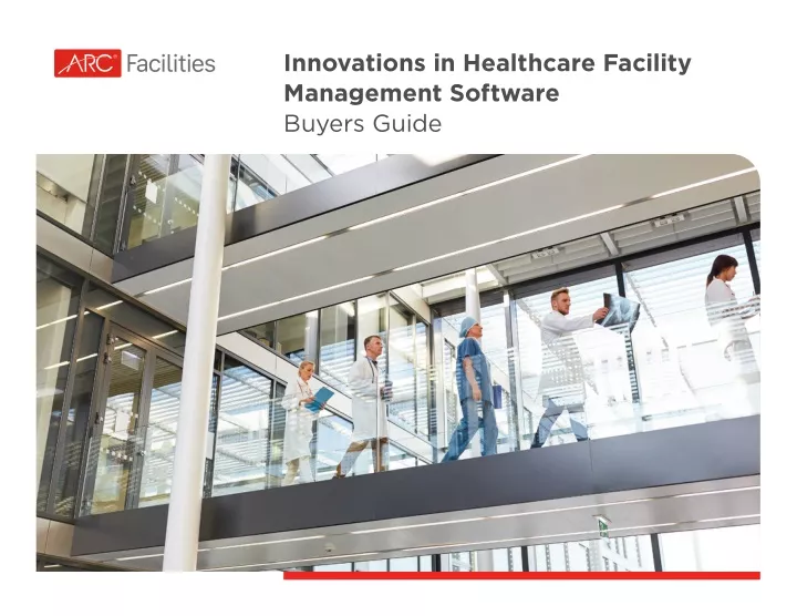 innovations in healthcare facility management