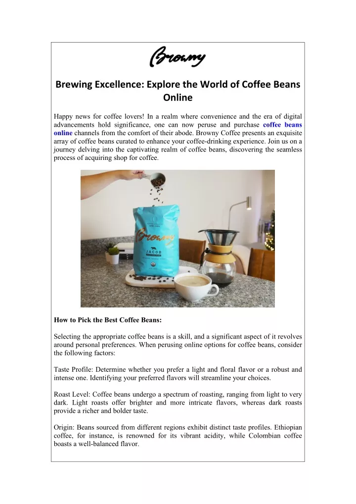 brewing excellence explore the world of coffee