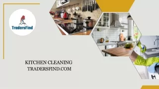 Looking for Kitchen Cleaning Services in UAE - TradersFind