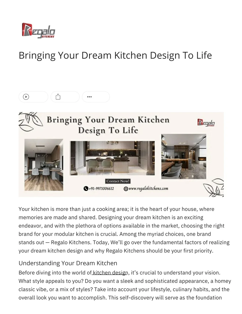 PPT - Bringing Your Dream Kitchen Design To Life PowerPoint ...
